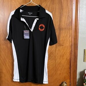 Black and White Men's Polo Shirt